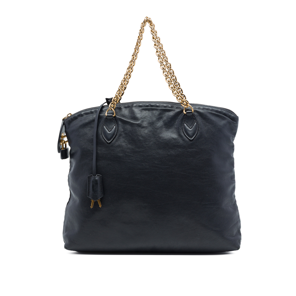 Pre-Loved Louis Vuitton Limited Edition Calfskin Boudoir Lockit Chain Bag